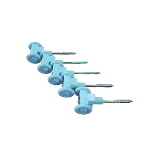 WÓZKI ROLKI 14MM 19/7 PVC DO DRZWI HARMONIJKOWYCH ZESTAW 