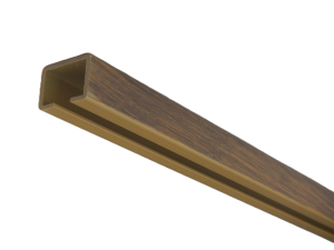 PROWADNICA GÓRNA DO DRZWI HARMON. CIEMNY DĄB / ORZECH ST4 100 CM