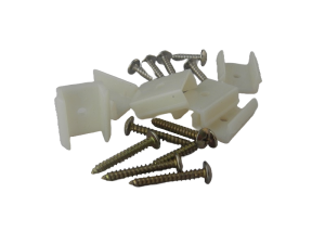 ZATRZASKI MB 16/19 mm DO DRZWI HARMONIJKOWYCH ZESTAW 