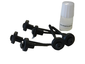 ŚLIZGI ROLKI 15MM 6/50 PVC DO DRZWI HARMONIJKOWYCH ZESTAW 