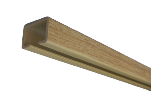 PROWADNICA GÓRNA DO DRZWI HARMONIJK.  JASNY DĄB ST4 100 CM