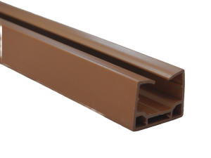 PROWADNICA DO DRZWI HARMONIJK. VL BURSZTYN 100 CM, 6mm