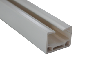 PROWADNICA DO DRZWI HARMONIJK. VL ECRU 100 CM, 6mm