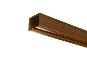 PROWADNICA GÓRNA DO DRZWI HARMONIJKOWYCH  MAHOŃ ST13 84 CM