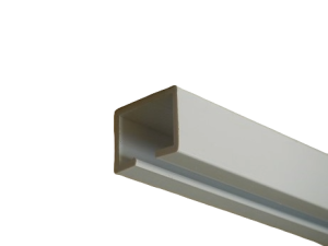 PROWADNICA GÓRNA DO DRZWI HARMONIJKOWYCH  BIAŁA ST13 100 CM